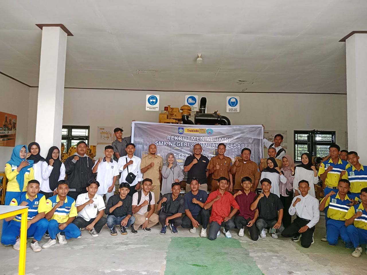 PT Trakindo Utama Laksanakan Rekrutmen Alumni Teknik Alat Berat SMKN 2 Sumbawa Besar