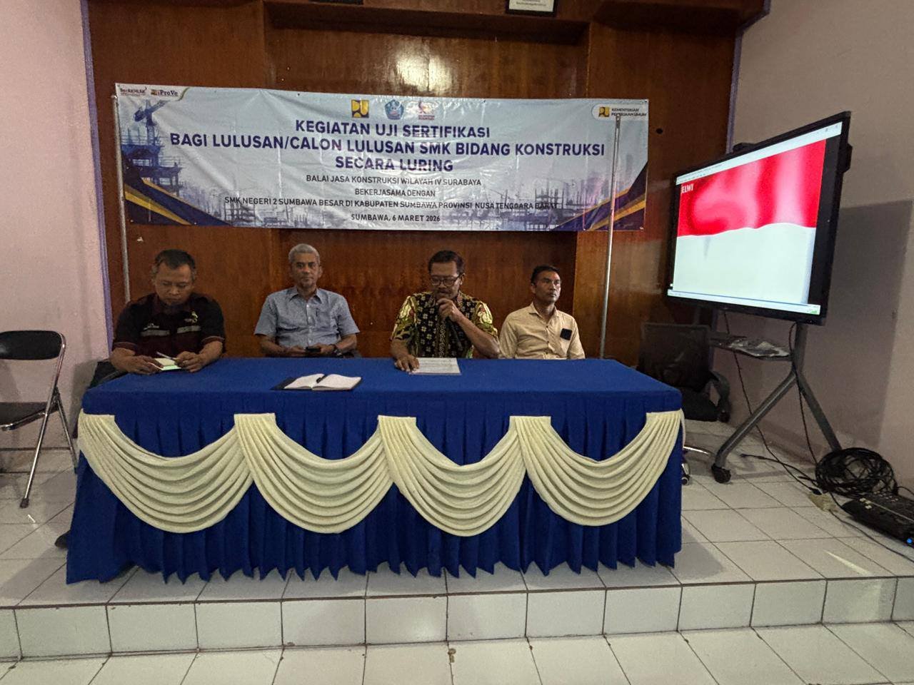 Uji Sertifikasi Kompetensi Siswa SMKN 2 Sumbawa Besar